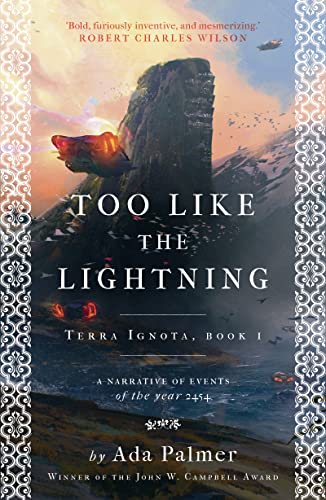 Cover of Too Like the Lightning (Terra Ignota)