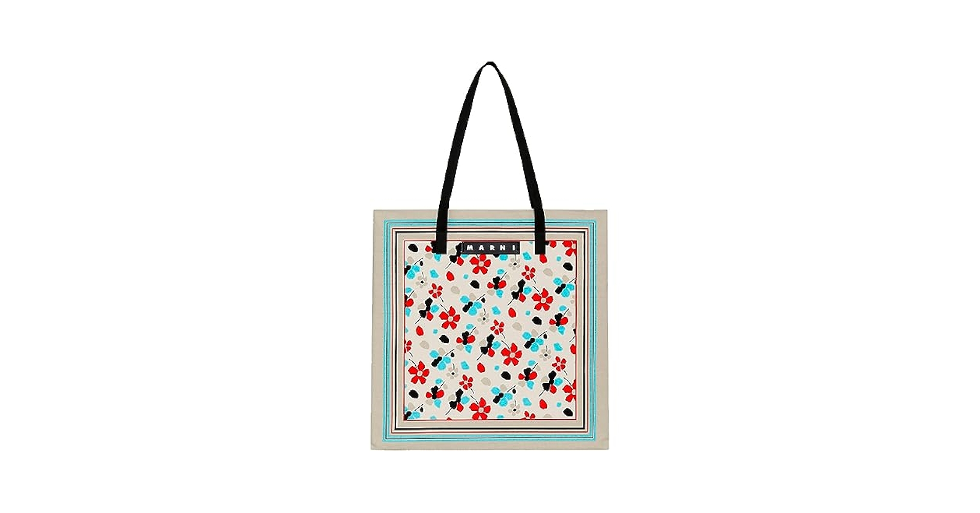 ★お値下げ　MARNI 花柄バンダナトート収納袋付き リップスティック Amazon | [Marni] マルニ バンダナトート カバン FLOWER CAFE