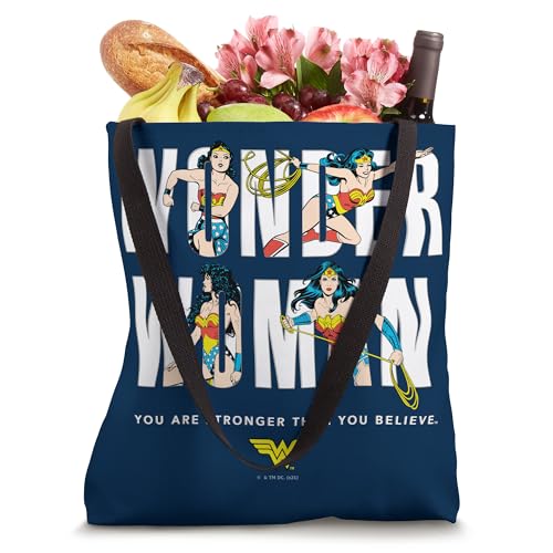 Bolso Tote Wonder Woman 80th You Are Stronger Than You Believe miniatura 4