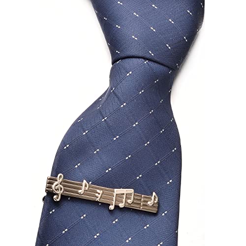 2Pcs Tie Clip Set for Men Unique Silver Gold Black Tie Clip Personalized Tie Bar Clip Fathers Day Birthday Wedding Jewelry3