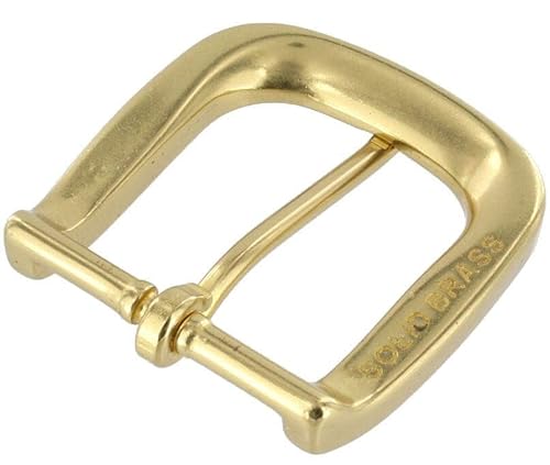 T3139 1 1/2" Natural Brass, Heel Bar Buckle, Solid Brass-Ll #TOP2