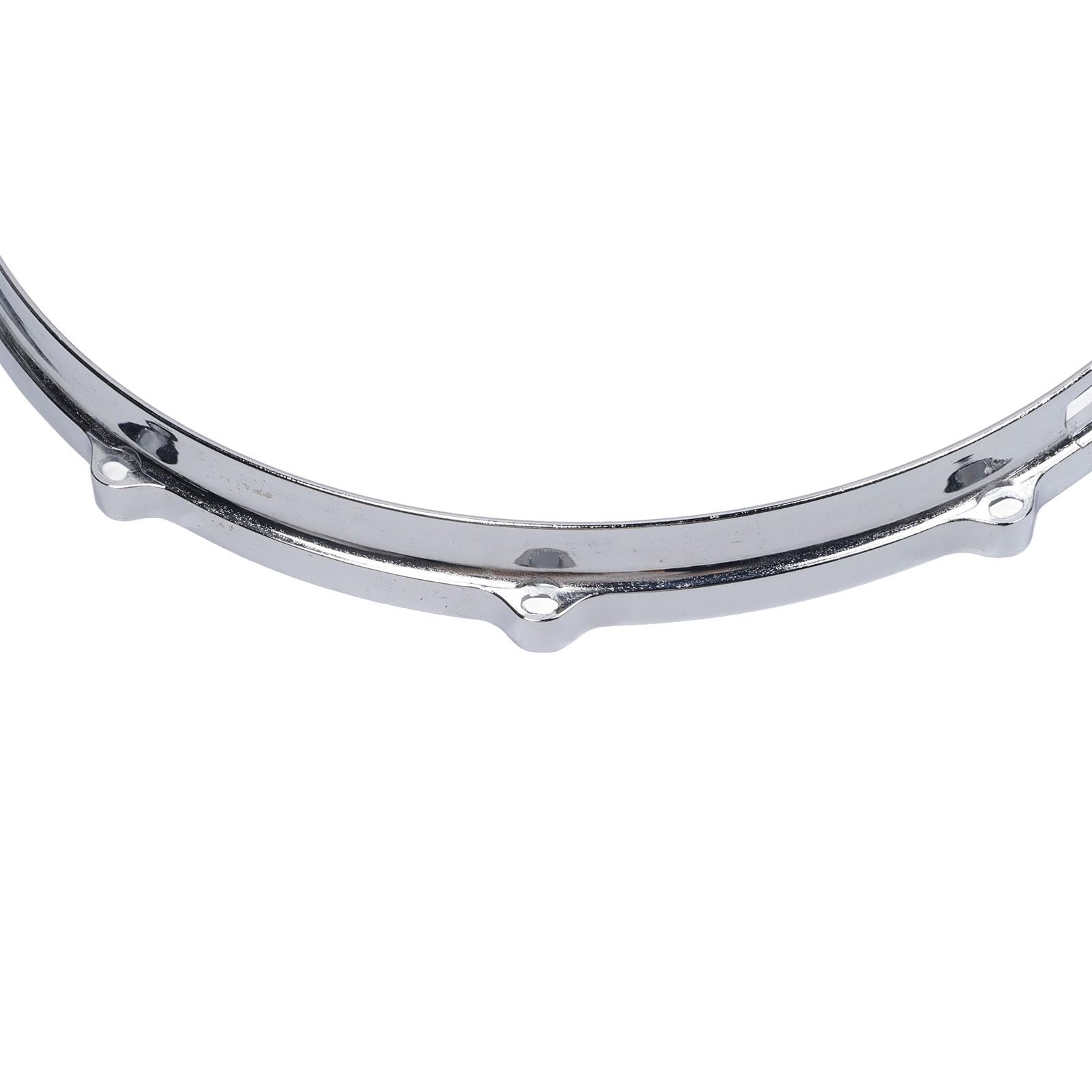 Cerchio per Batteria a 10 Fori da 2 Pezzi, Set di Cerchi per Batteria a Percussione Ludwig in Lega da 14 Pollici Miglioramento del Suono per Viaggi di Prestazioni