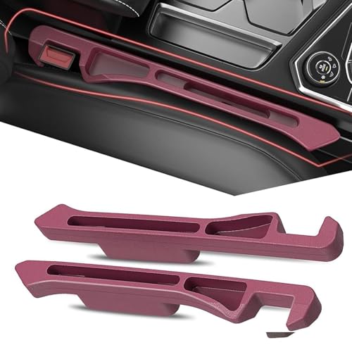 HLYZDBY 2 Piezas Rellenos Espacio Asiento Coche para Renault Kangoo II Express Maxi 2013-2019 2020 2021, Organizador para Asiento de Coche Relleno de Huecos para Coche,C-Red