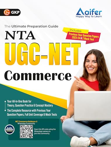 GKP NTA UGC NET 2025 : Commerce | Complete Guide Book for Paper I...