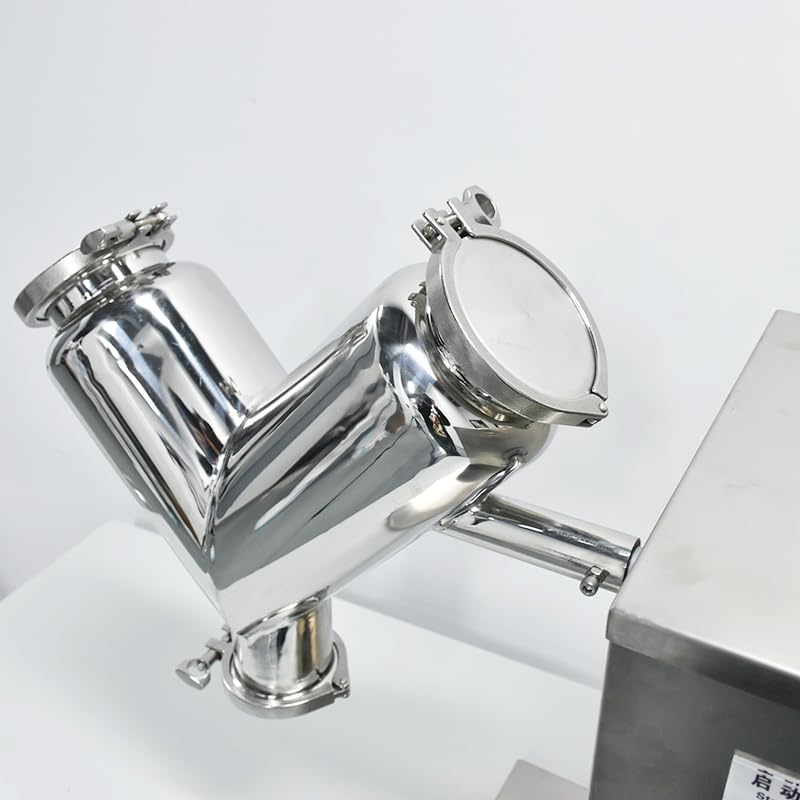 V Type Powder Mixer 24r/min Blender Blending Machine 5L Barrel Capacity Powder Mixing Lab Mixer