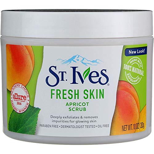 St. Ives Fresh Skin Invigorating Apricot Scrub 10 oz (Pack of 4)