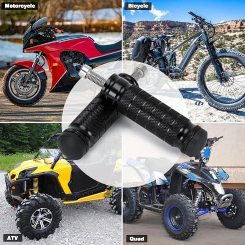 Image of KIMISS Motorcycle Universal 8mm Foot Pegs,1 Pair CNC Aluminum Motorbike Rear Footrests Non-slip Foot Rest Pegs Pedals