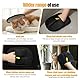 Pluvyze 3 Stück Fellmagnet,BüRste, Wiederverwendbare Fell Magnet Handschuh mit Entwirrungskamm, Hundehaar Katzenhaar Handschuh für Kleidung, Sofas