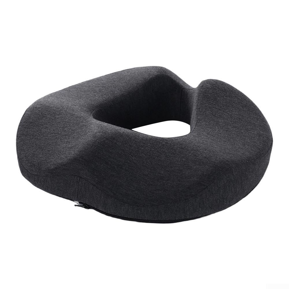 per cuscino Sedia Ufficio Memory Foam Traspirante Design Forato(Light gray (cloth))
