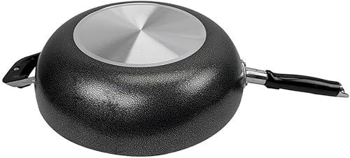 Miniatura 4 de Sartén antiadherente de aluminio de 12.5 pulgadas, sartén para cocinar huevos, mango lateral