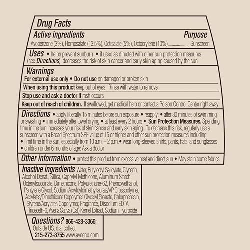 Aveeno Protect + Hydrate Sunscreen Lotion, SPF 60, 12 fl. oz - image 8