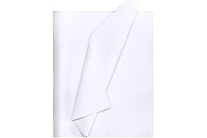 Undemouc White Tissue Paper 100 Sheets for DIY Crafts