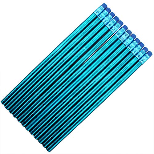 Lápices EZPENCILS & GIFTS paquete 50 2HB color cian