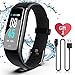 SIKADEER Fitness Tracker, Activity Tracker Watch with Blood Pressure Heart Rate Monitor, IP68 Waterproof Smart Watch with Step Counter, Calorie Counter, Sleep Monitor, Call & SMS for Android/iPhone