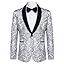 Silver Grey Paisley