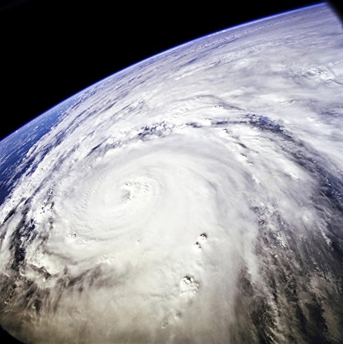 Posterazzi Typhoon Saomai swirls in the Pacific Ocean east of Taiwan and the Philippines Poster Print, (27 x 27)