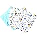 Langsprit Baby Cloth Diaper with Highly Absorbent Inserts & Wet Bag,Reusable Unisex Baby Diapers (Space)