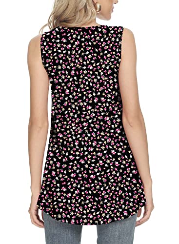 Anydeer Womens Summer Tank Tops Sleeveless Shirts 2025 Casual Tunics Loose Fit Blouses for Ladies Plus Size M-4XL3