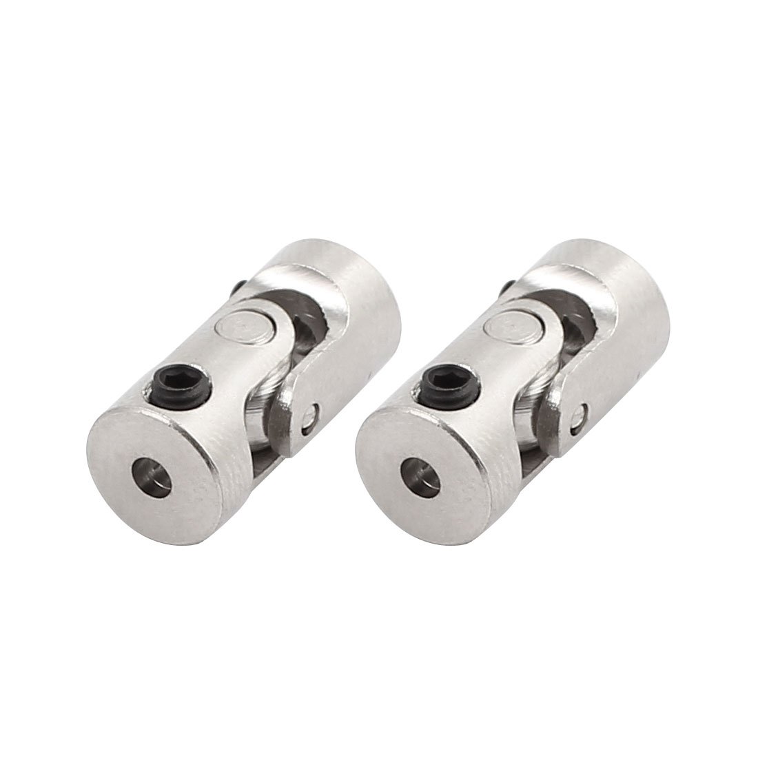 Aexit 2.0mm to Electrical equipment 2.3mm Inner Dia Rotatable Universal Metal U Joint Coupler 2pcs