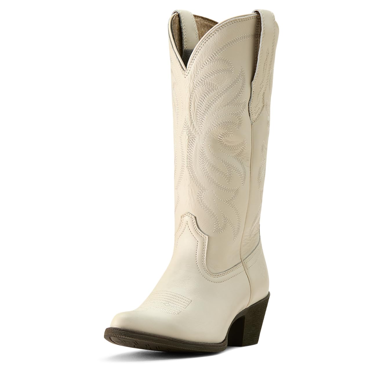 Ariat Women's Heritage J Toe Stretchfit Western Boot, Rich Cream, 8.5