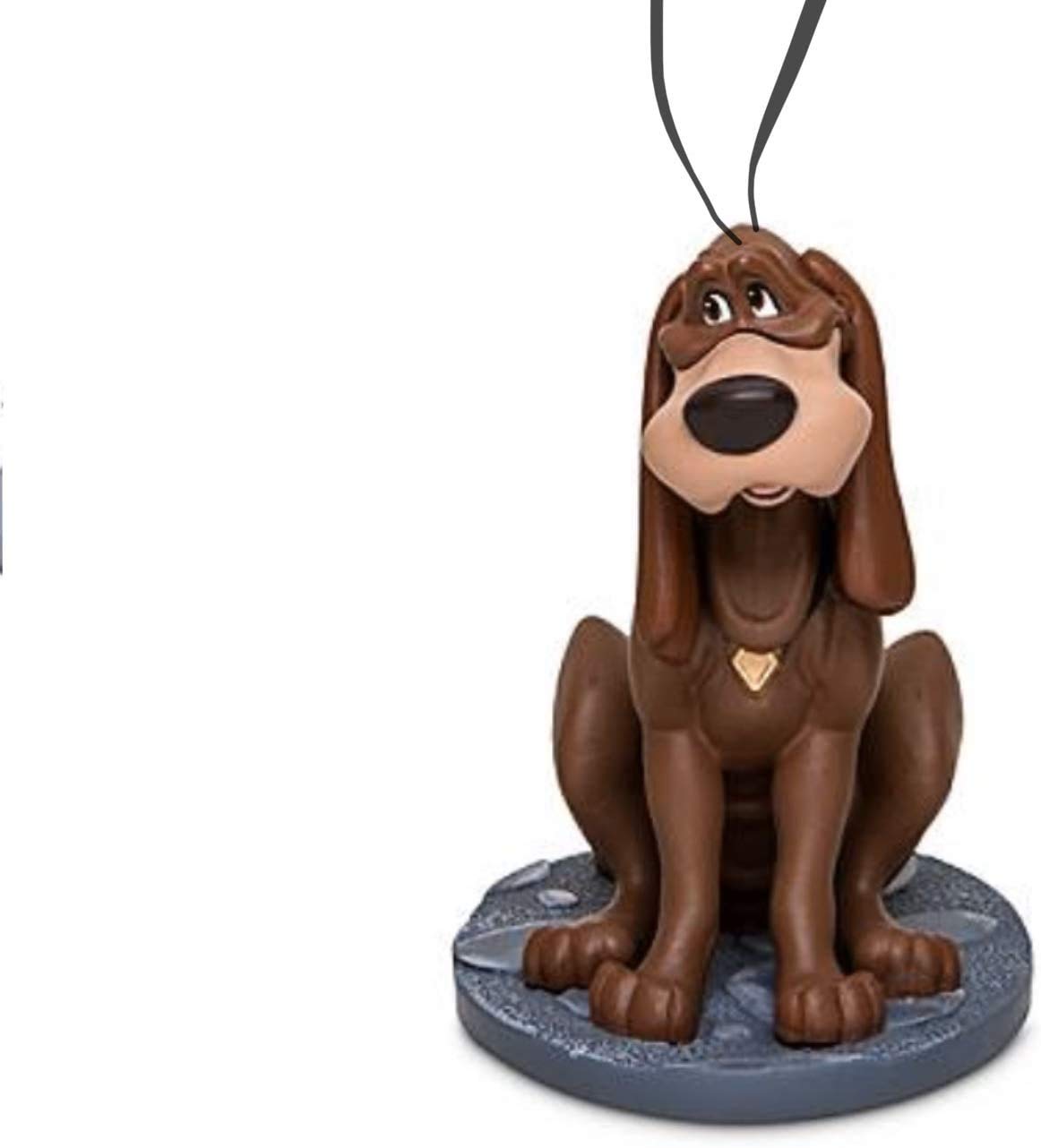 Disney Lady and The Tramp Trusty Custom Holiday Christmas Tree Ornament PVC Figure Figurine 4”
