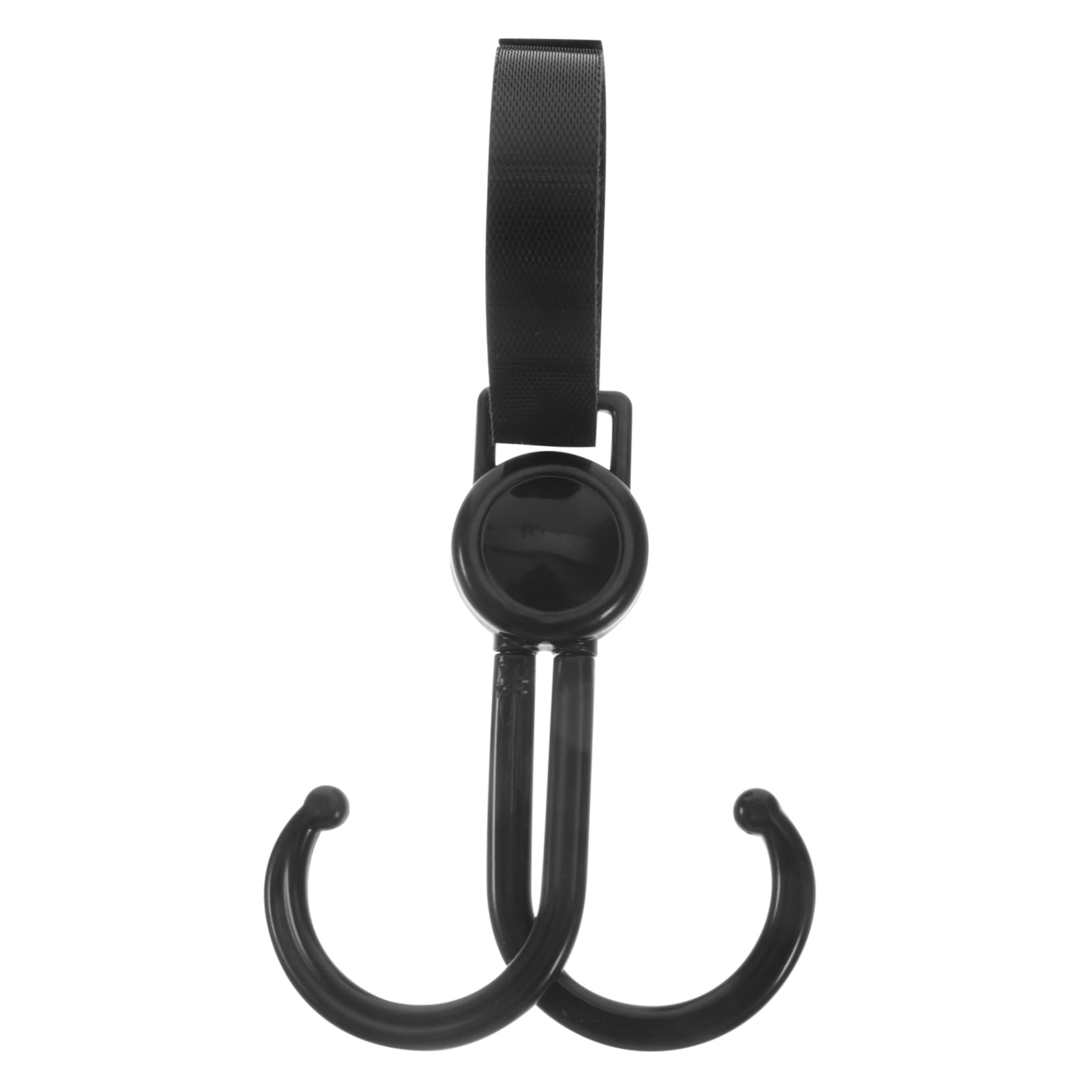 JOINPAYA Adjustable Stroller Hooks Shopping Cart Hangers Portable Stroller Double Hook Hanging Bag Hook Easy to Install and Reuse