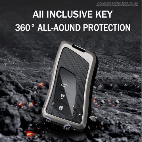 Protege tu llave Lexus de caídas con esta funda premium de TPU y cuero 4