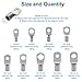 MMOBIEL 65PCS Assortment Battery Cable Ends Heavy Duty Wire Lugs (AWG) Bolt Hole Tinned Copper Connector Set-Wire Cable lugs Ring Battery SC Terminals Set Marine Grade Cold-Pressed Crimp Type
