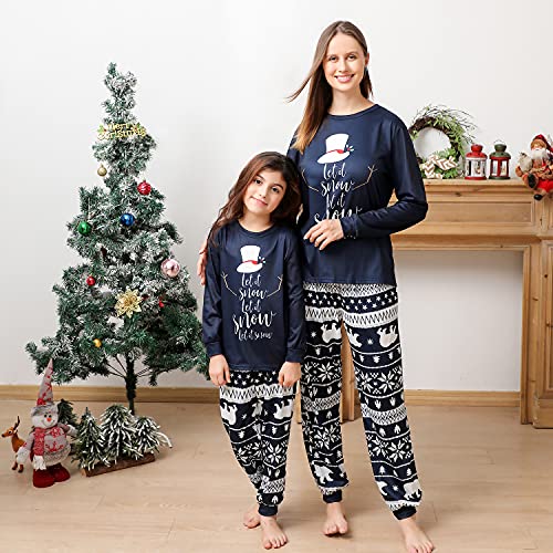 Family Christmas PJs Matching Sets, Cute Holiday Pajamas Printed Top and Pants, Xmas Jammies for Couples/Men/Women4
