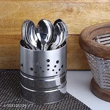 ALTRON Stainless Steel Spoon Holder & Stand Cutlery Holder For Kitchen, Spoon Stand Holders | Spoon Holder for Dining Table, Multipurpose Storage Box Spatula, Chopstick, Organizer Jar For Dining Table (B0D9494M2X) Amazon Price History, Amazon Price Tracker