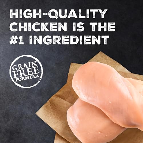 Blue Buffalo Wilderness with Chicken Natural High-Protein Grain-Free Dry Food for Adult Cats, Real Chicken First, Antioxidant-Rich LifeSource Bits Support Immunity, Promotes Strong Muscles, 12 lbs.