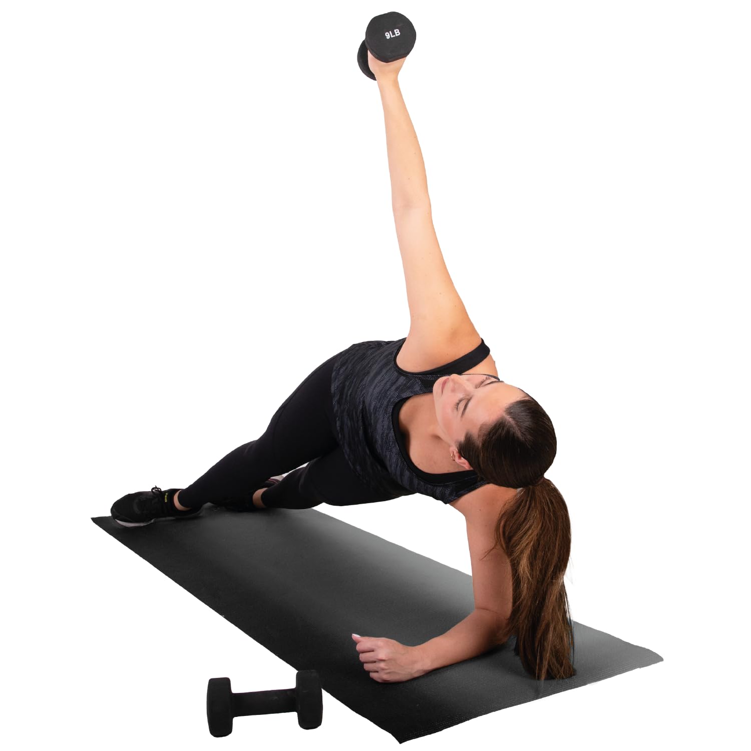 Fuxion 10kg Verstellbare Hanteln Set - 2-in-1 Hantel & Langhantel