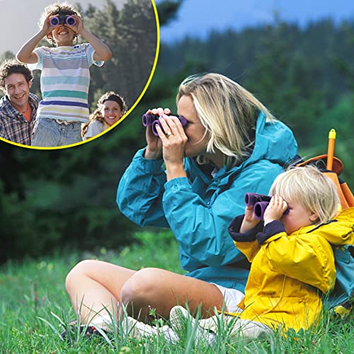Image of Binoculars for Kids Toys Gifts for Age 3-12 Years Old Boys Girls Kids Telescope Outdoor Toys for Sports and Outside Play Hiking, Bird Watching, Travel, Camping, Birthday Presents (Purple) | Toys Gifts for Age 3-10+ Years, Boys Girls Telescope, Outdoor Sports & Bird Watching, Birthday Presents