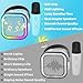 Mini Karaoke Machine for Kids Adults, Portable Bluetooth Karaoke Speaker with 2 Wireless Microphone and Lights Toys for 4, 5, 6, 7, 8, 9,10 Year Old Boys and Girls for Birthday (Blue)