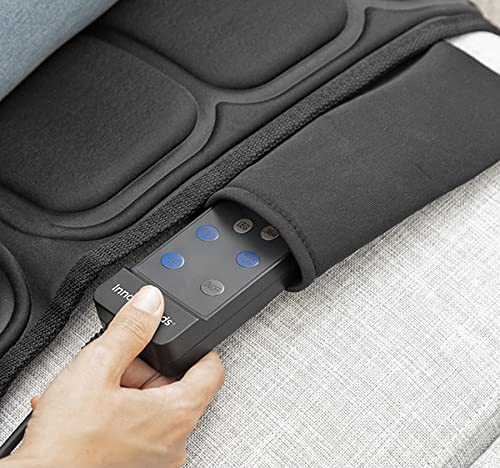 Masajeador de espalda cojín de vibración para la espalda y 5 modos de masaje, para casa, coche, oficina