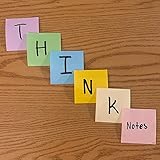 Reusable Sticky Notes – 12-Pack Whiteboard Self-Stick Notes – Dry/Wet Erase, Washable, Removable – Think Notes in Pastel Colors for Home, Office, and School