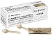 DON PALILLO - 100 cucchiai di legno usa e getta. Avvolto individualmente in carta kraft. Ideale per caffè, infusi, dolci Biodegradabile