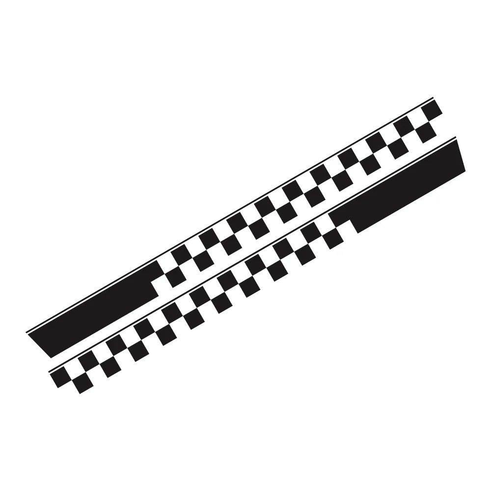 Bertdcx Glossy Black Auto Accessory Graphics Racing Sport Camper Van Decals Vinyl Stickers Auto Tuning Accessories(Glossy Black)