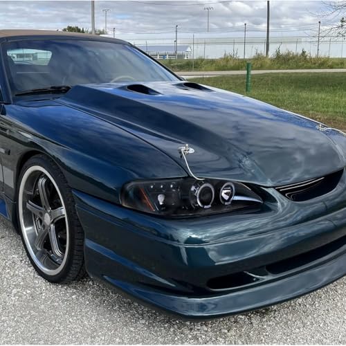 SPEC-D LED Halo Projector Headlights for 1994-1998 Ford Mustang - Image 3