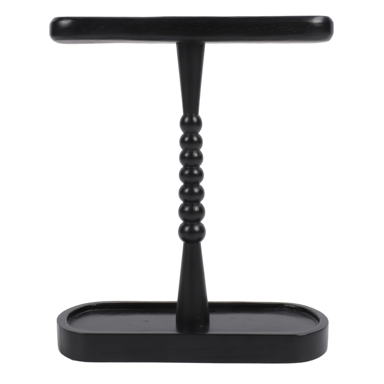 Supporto Universale per Cuffie, Base in Legno di Noce (BLACK)