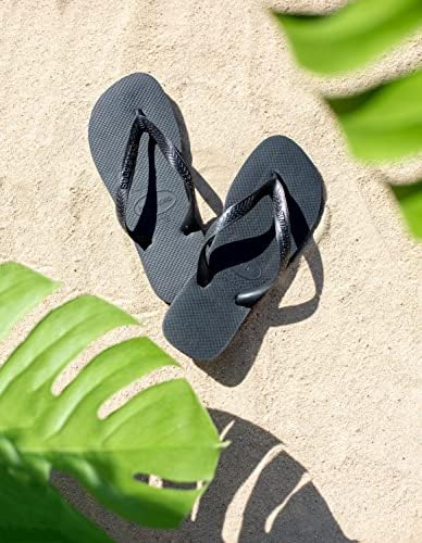 Havaianas Men's Top Flip Flop Sandal, Black, 9-10 | Image 6