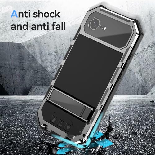 Coque iPhone 16e antichoc avec support et vitre intégrée - 3