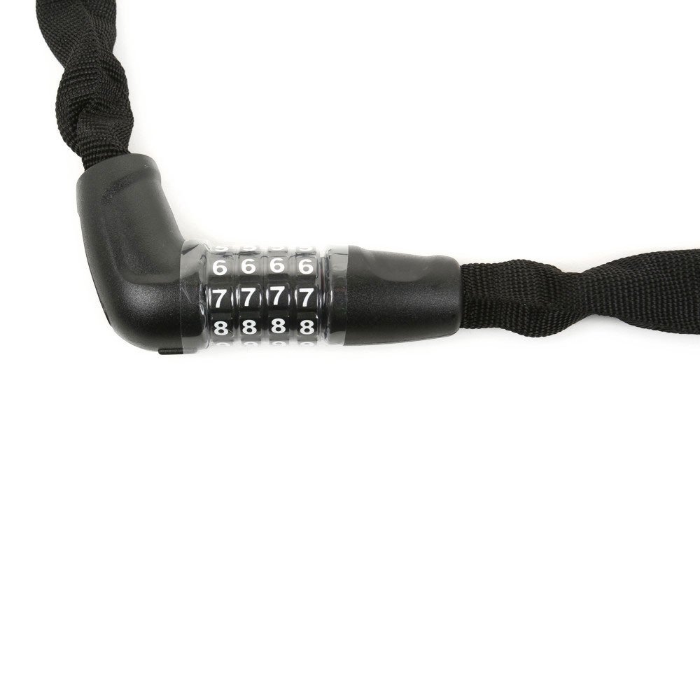 ABUS Kettenschloss Steel-O-Chain 5805C – Zahlenschloss aus 5 mm starken Stahlkette & Kettenschloss Steel-O-Chain 4804C Symbols