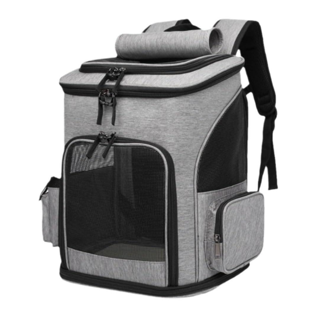 Rucksack Haustiertrage-Rucksack Für Große Kleine Katzen Und Hunde, Welpen. Sty Verfügt Über Eine Katzen- Hundetasche Auf Der Rückseite Haustier
