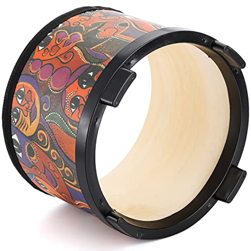 Tosnail 8 Inch Floor Tom Drum With Storage Bag And Mallets For Kids, Percussion Instrument Musical Toy For Children, Toddlers, Christmas Birthday Gift - Face Pattern #TOP5