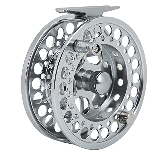 Gun Color 9/10 Fly Reel with Precise Machining for Fishing Enthusiasts, Silver - Image 2