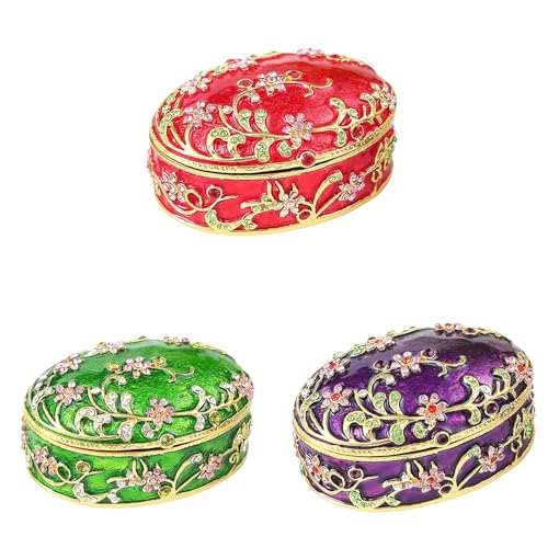 Boîte de rangement bijoux idée cadeau style rétro chic - 7