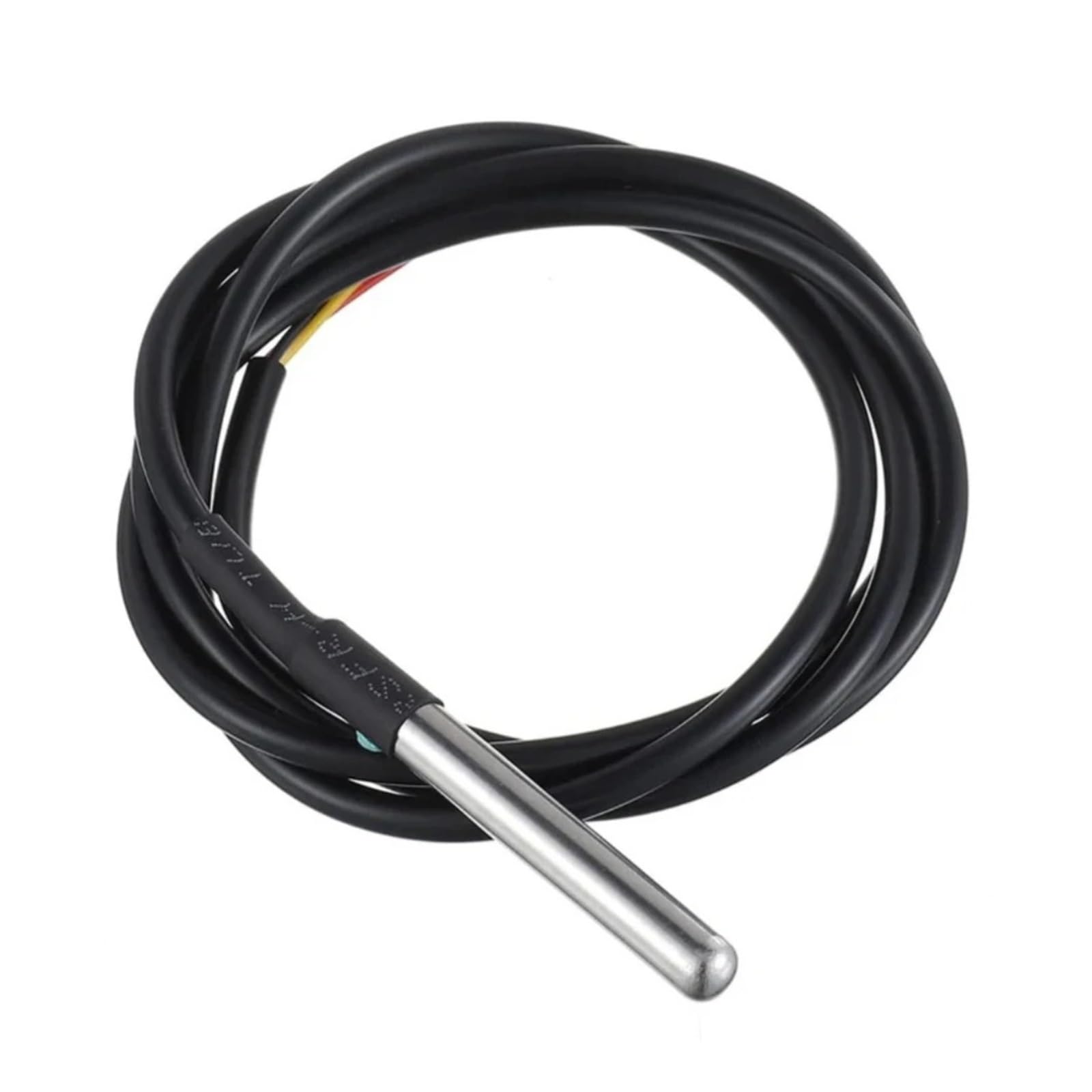 5/10 szt. DS18b20 czujnik temperatury 1M 2M 3M DS1820 pakiet ze stali nierdzewnej wodoodporny 18B20 100 cm/200 cm/300 cm (5 szt., 3M 300 cm)