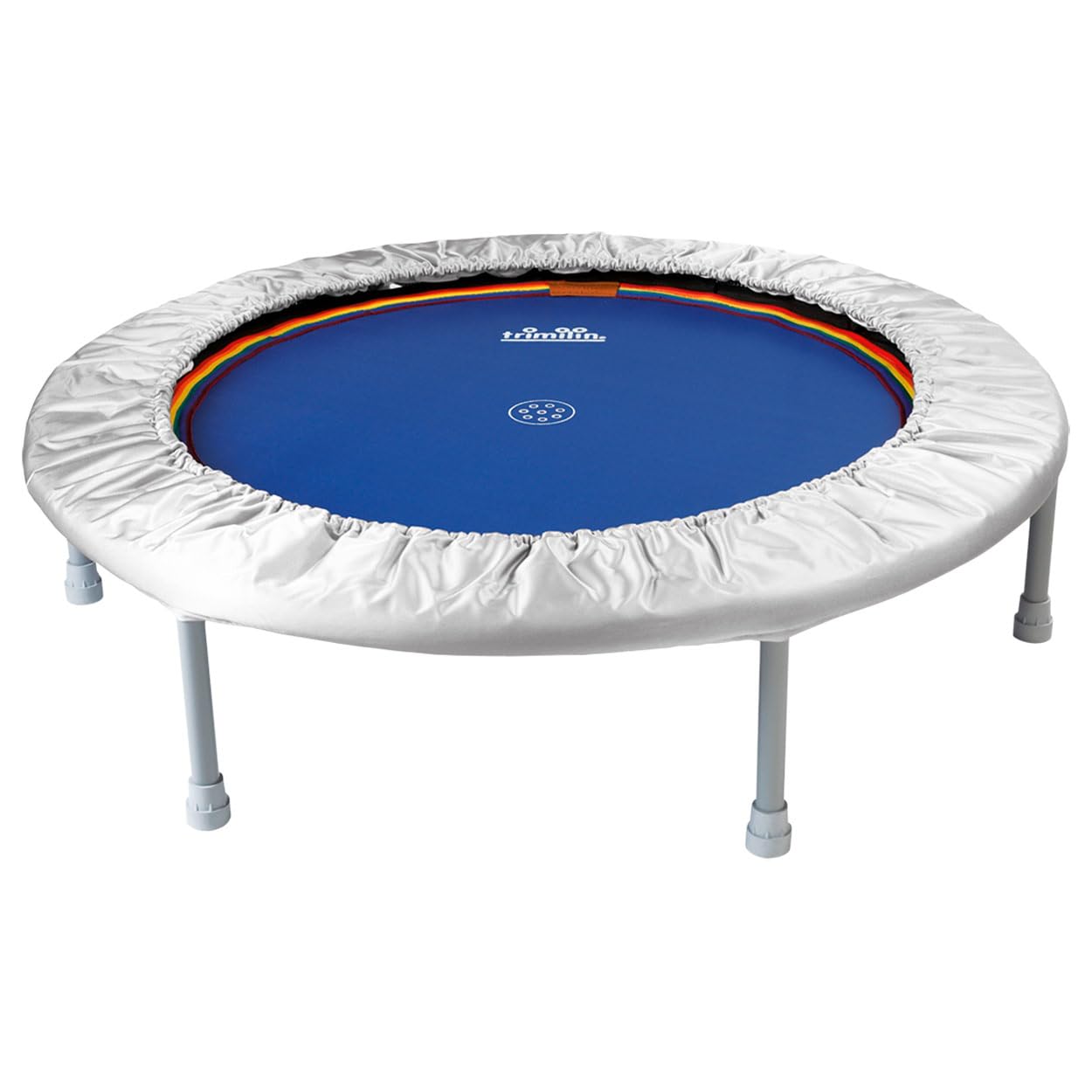 Trimilin ginnastica/Fitness/resistenza/Indoor trampolini per il tempo libero, riabilitazione e riabilitazione, nero/argento, Trimilin Mini Swing mit Klappbeinen