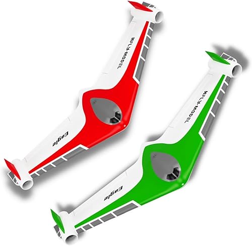 Miniatura 6 de Eagle Twin 1.575 in EDF Flying Wing con Gyro RC Avión RC Racing Avión PNP (transmisor, receptor o batería no incluida) (rojo)